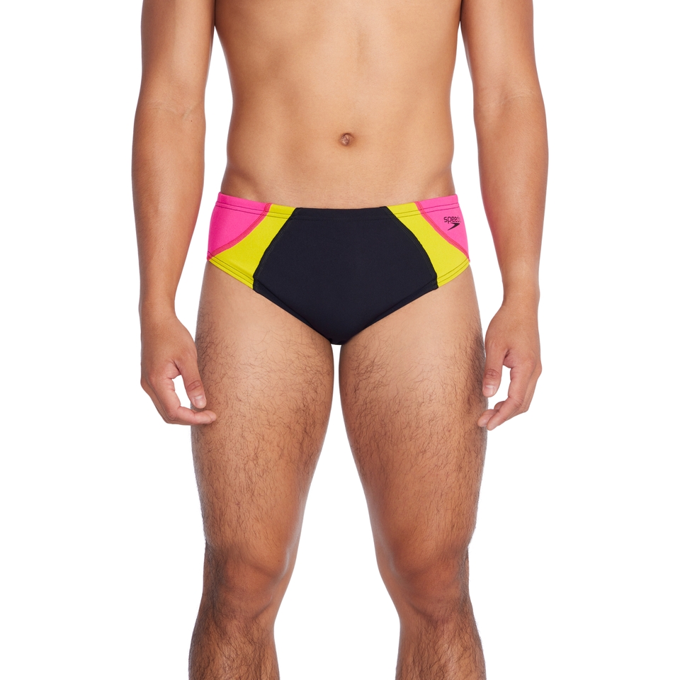 Men's Colorblock One Brief Pink