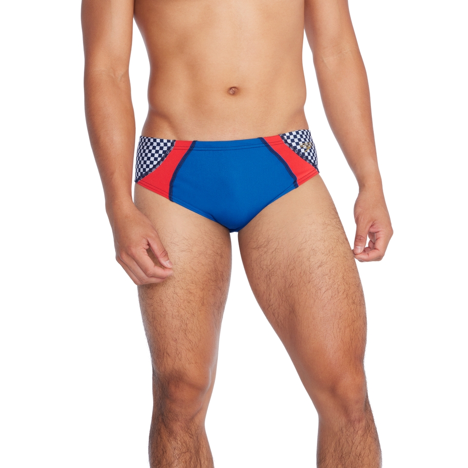 Men's Colorblock One Brief Blue