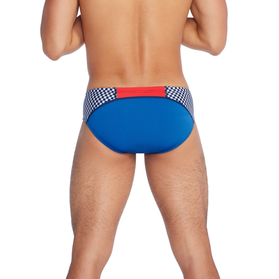 Men's Colorblock One Brief Blue