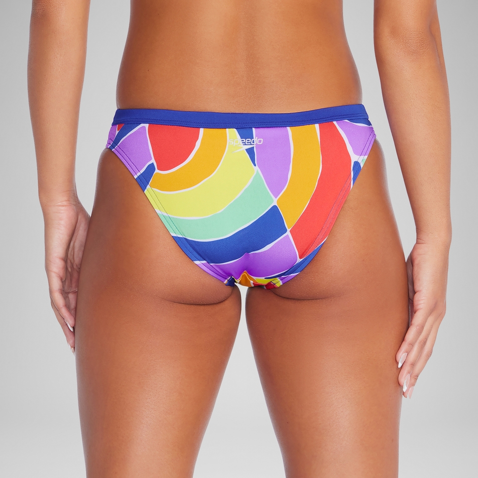 Women's Pride Printed Classic Bikini Bottom Multi