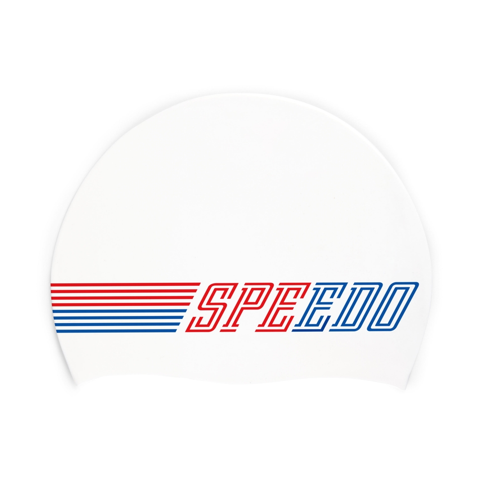 Adult Silicone Printed Cap White