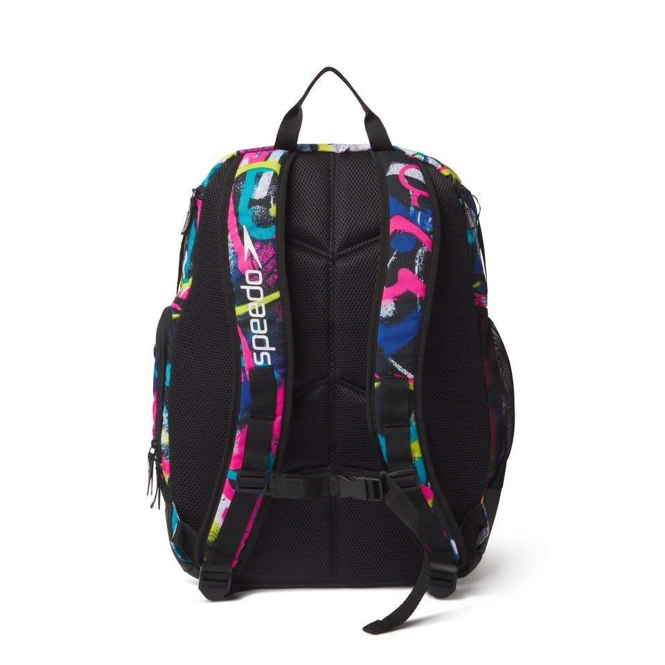 Teamster Print Backpack Pink/Blue