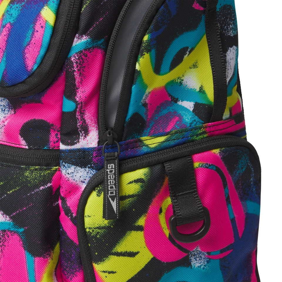 Teamster Print Backpack Pink/Blue