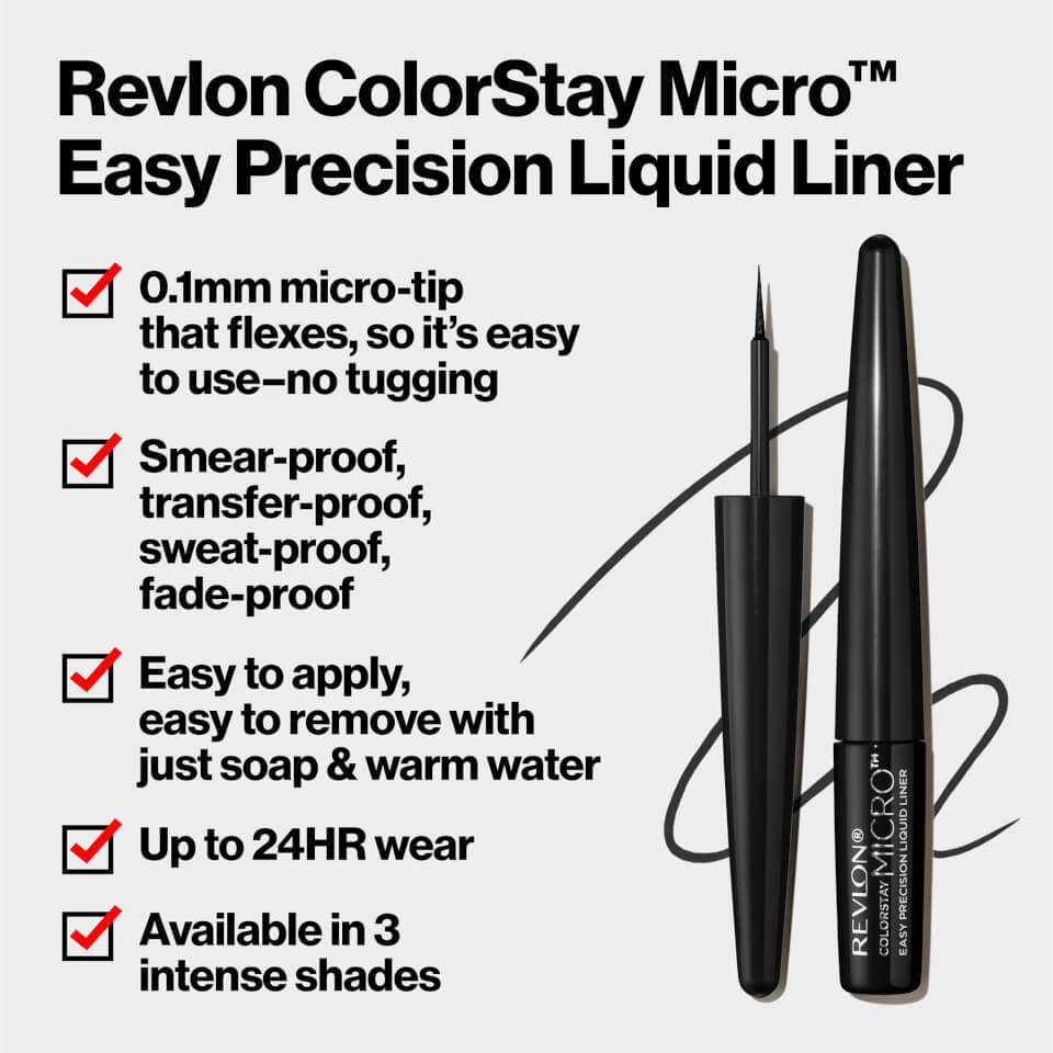 Revlon ColorStay Micro Liquid Liner - Blackout 1.7g