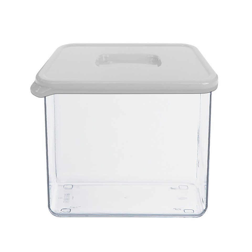 Plastic Storage Container - 2L - Grey