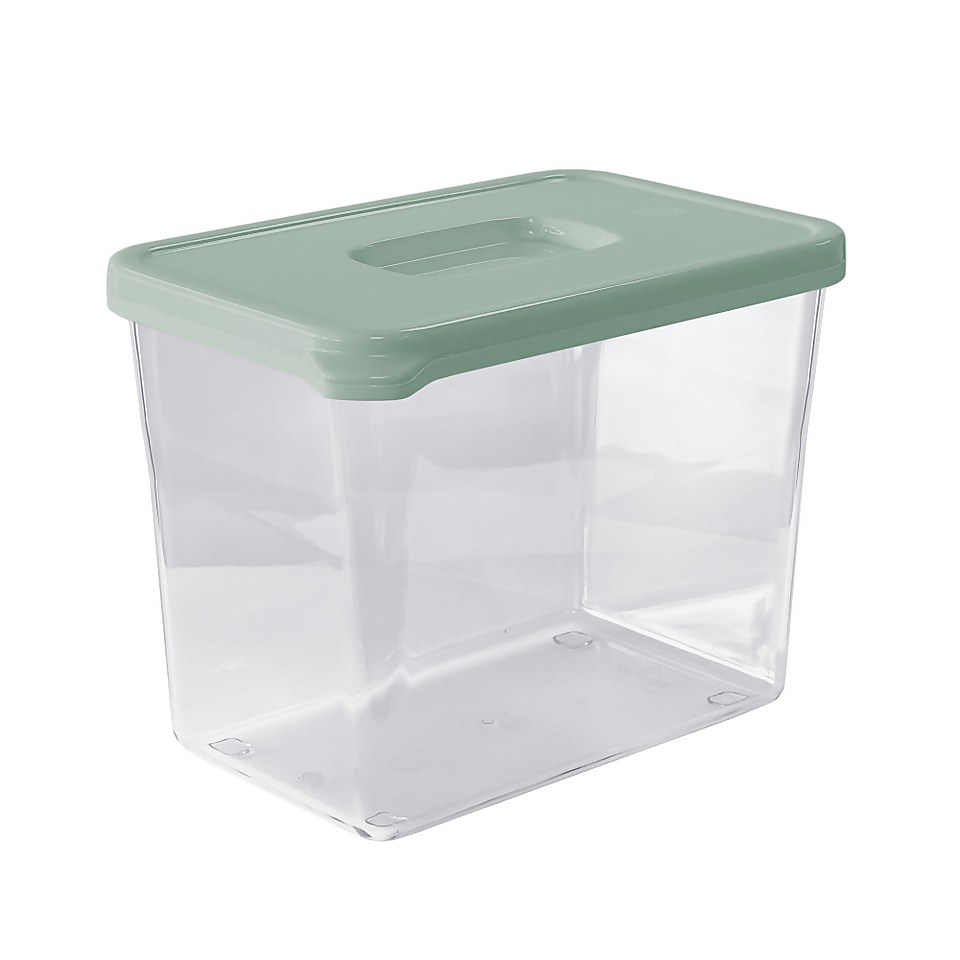Plastic Storage Container - 2L - Sage