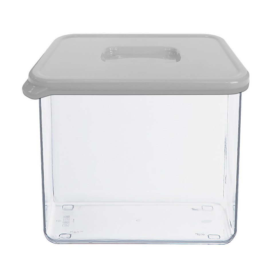 Plastic Storage Container - 3.5L - Grey