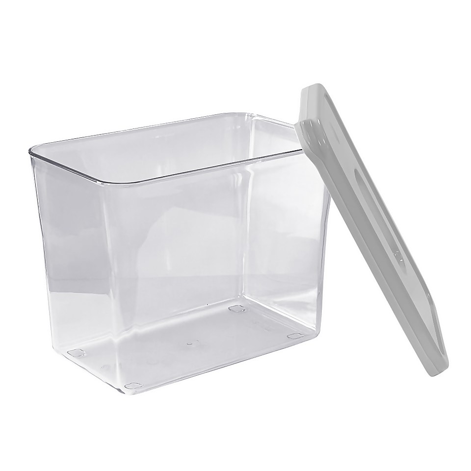 Plastic Storage Container - 3.5L - Grey