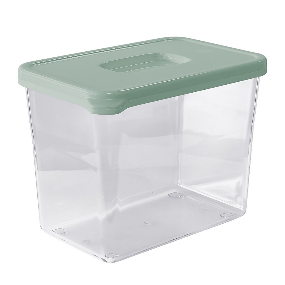 Plastic Storage Container - 3.5L - Sage