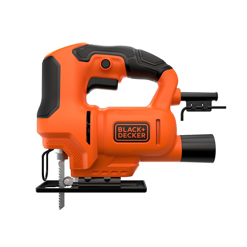 BLACK+DECKER 400W Corded Jigsaw with Blade (BES602-GB)