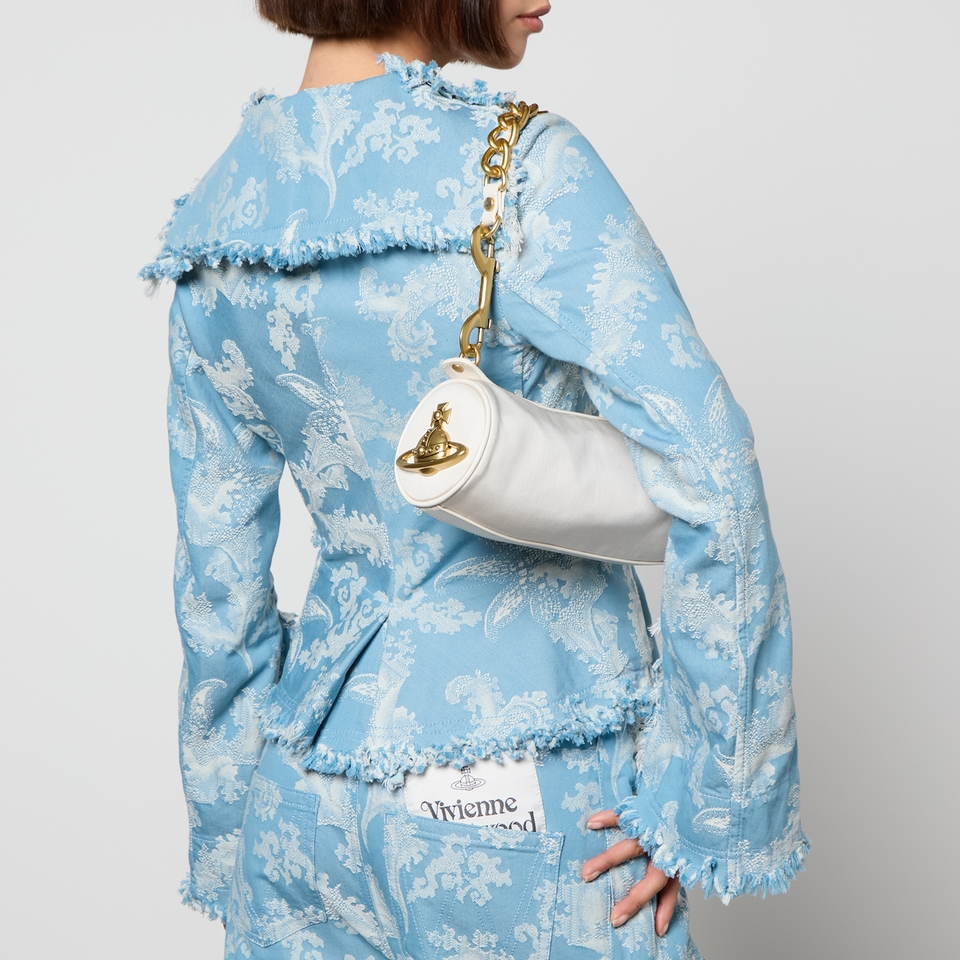 Vivienne Westwood Cindy Cylinder Cotton-Canvas Bag