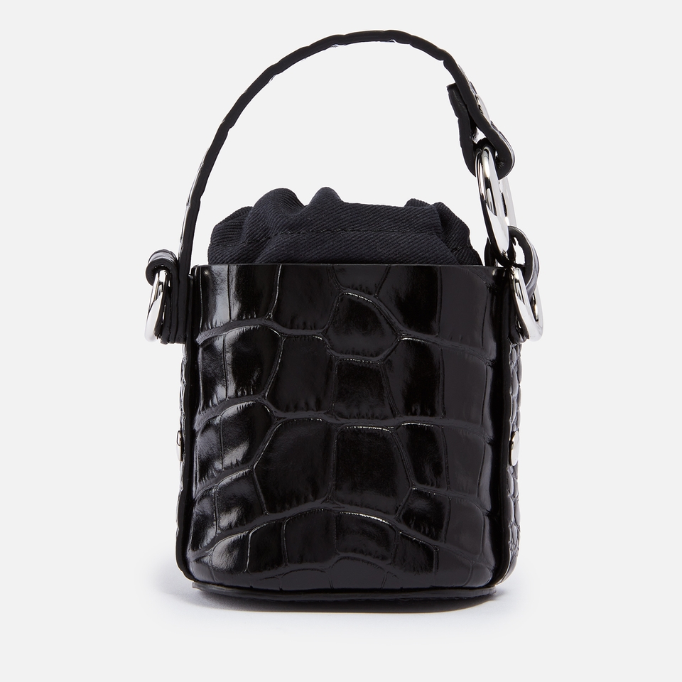 Vivienne Westwood Mini Daisy Croc-Effect Leather Bucket Bag