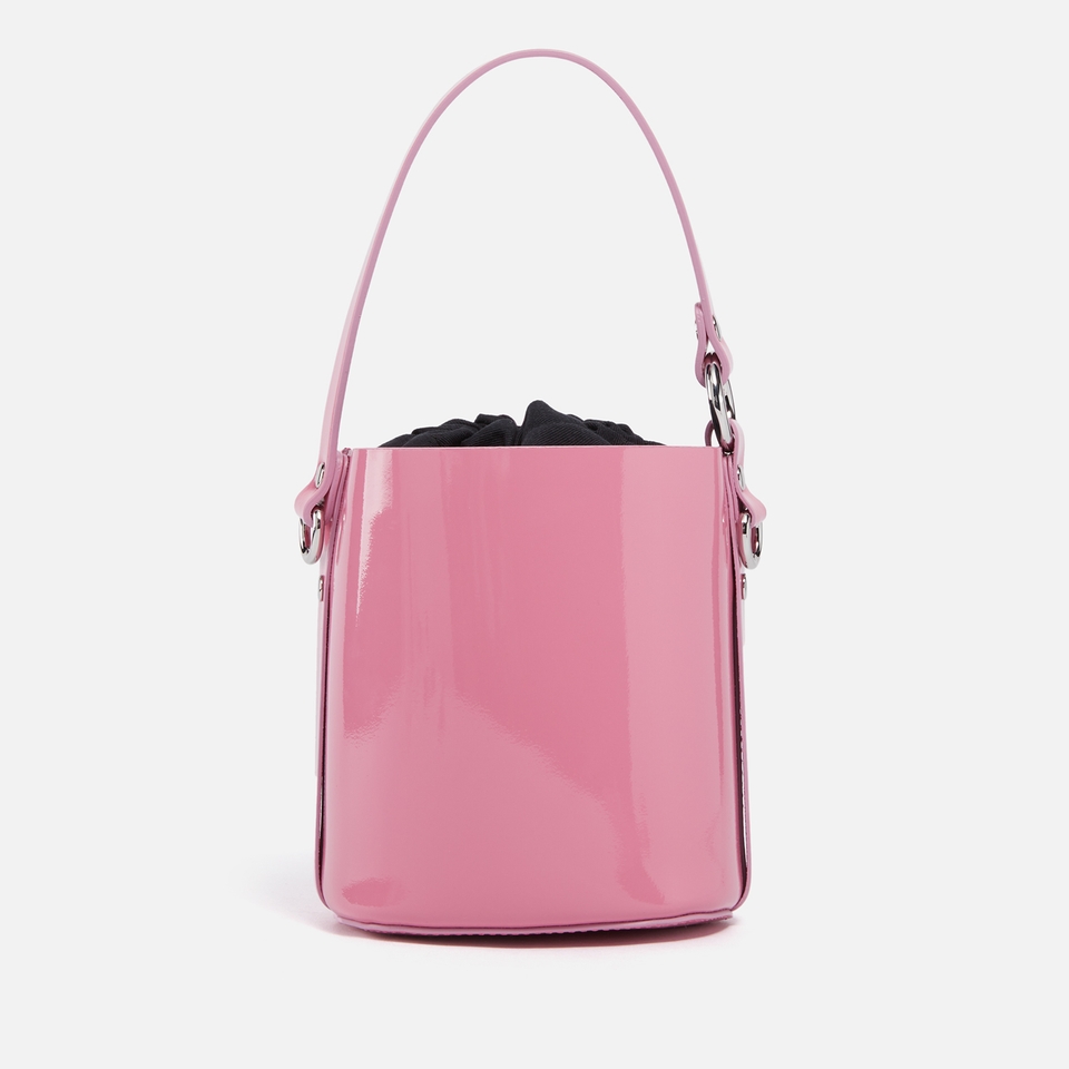 Vivienne Westwood Daisy Small Patent-Leather Bucket Bag
