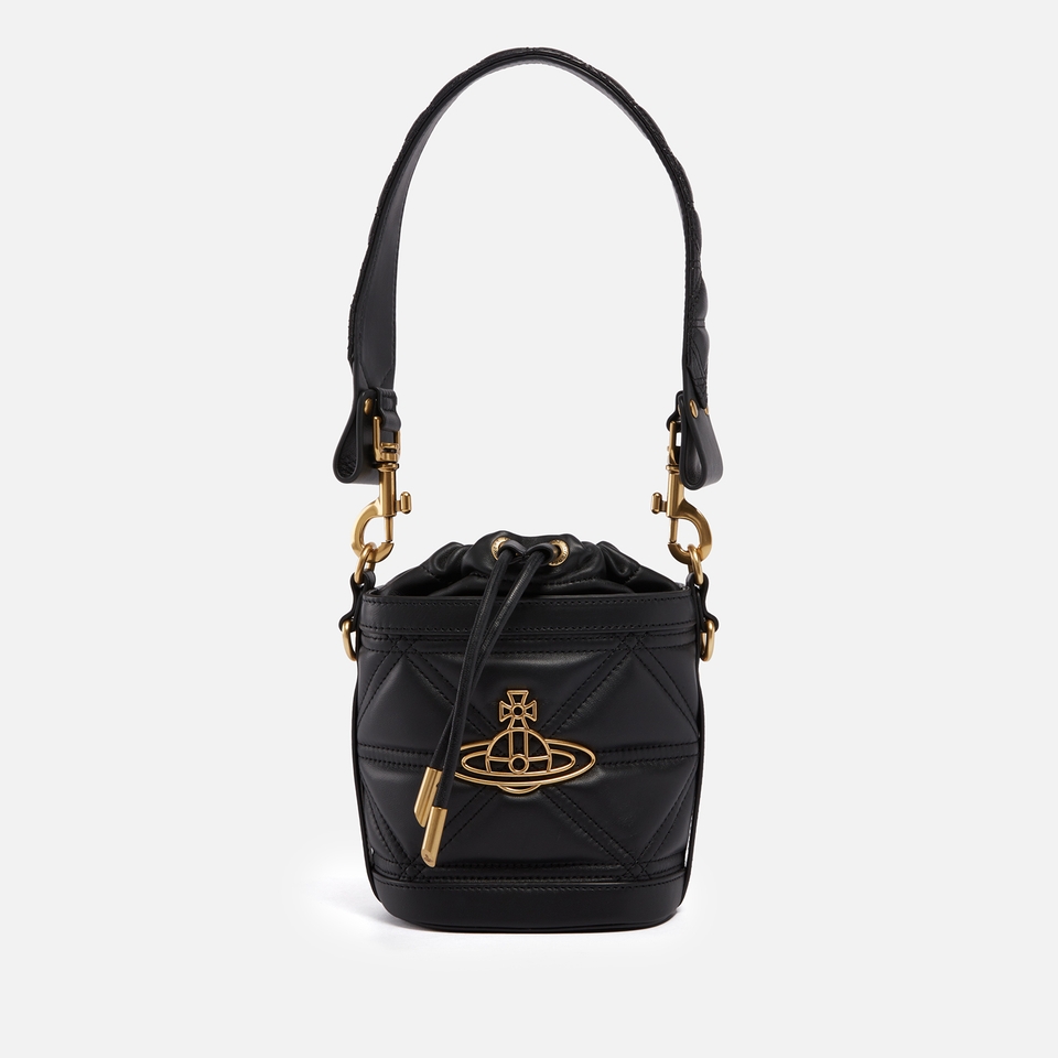 Vivienne Westwood Kitty Small Leather Bucket Bag