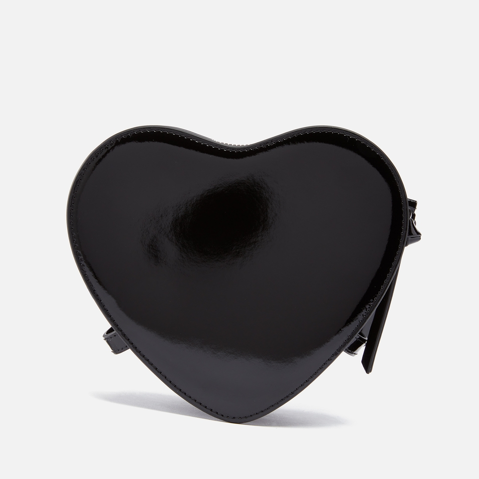 Vivienne Westwood Women's Louise Patent Heart Crossbody Bag - Black