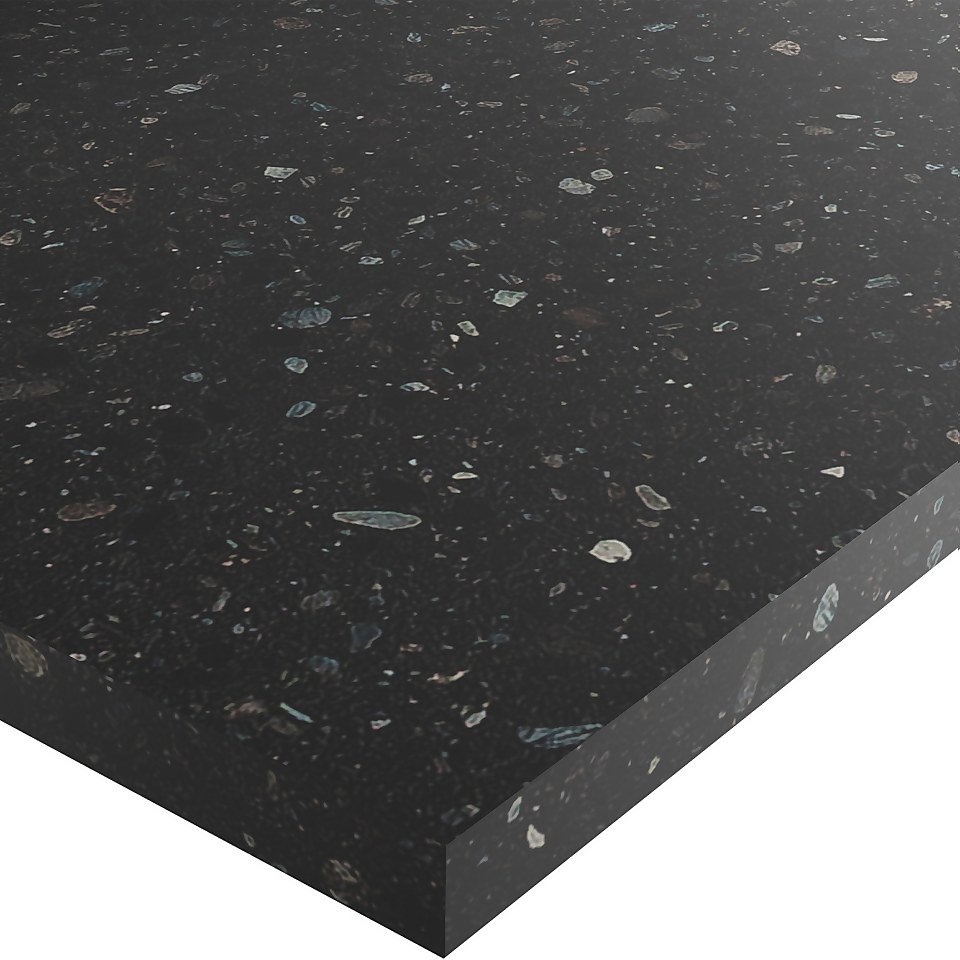 Grey Terrazzo Worktop - 300 x 60 x 3.8cm (Square Edge)