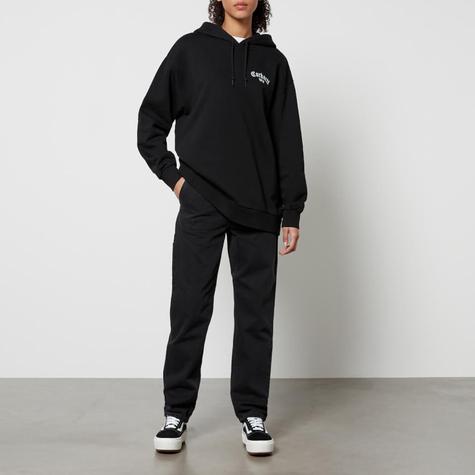 Carhartt WIP Onyx Script Cotton-Jersey Hoodie - XS | Coggles