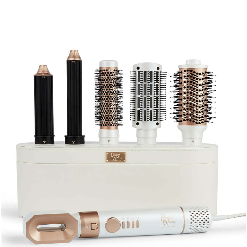 Beauty Works AERIS Multi-Styler and Exclusive Gold Sectioning Clips Bundle