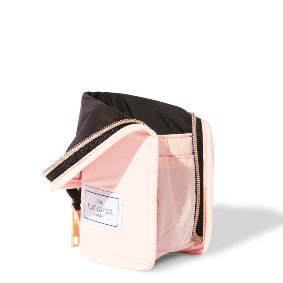 The Flat Lay Co. X LookFantastic Makeup Bag Duo in Blush Pink
