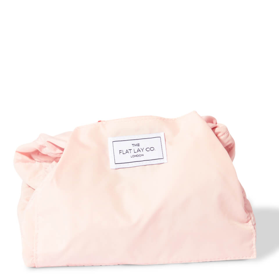 The Flat Lay Co. X LookFantastic Makeup Bag Duo in Blush Pink