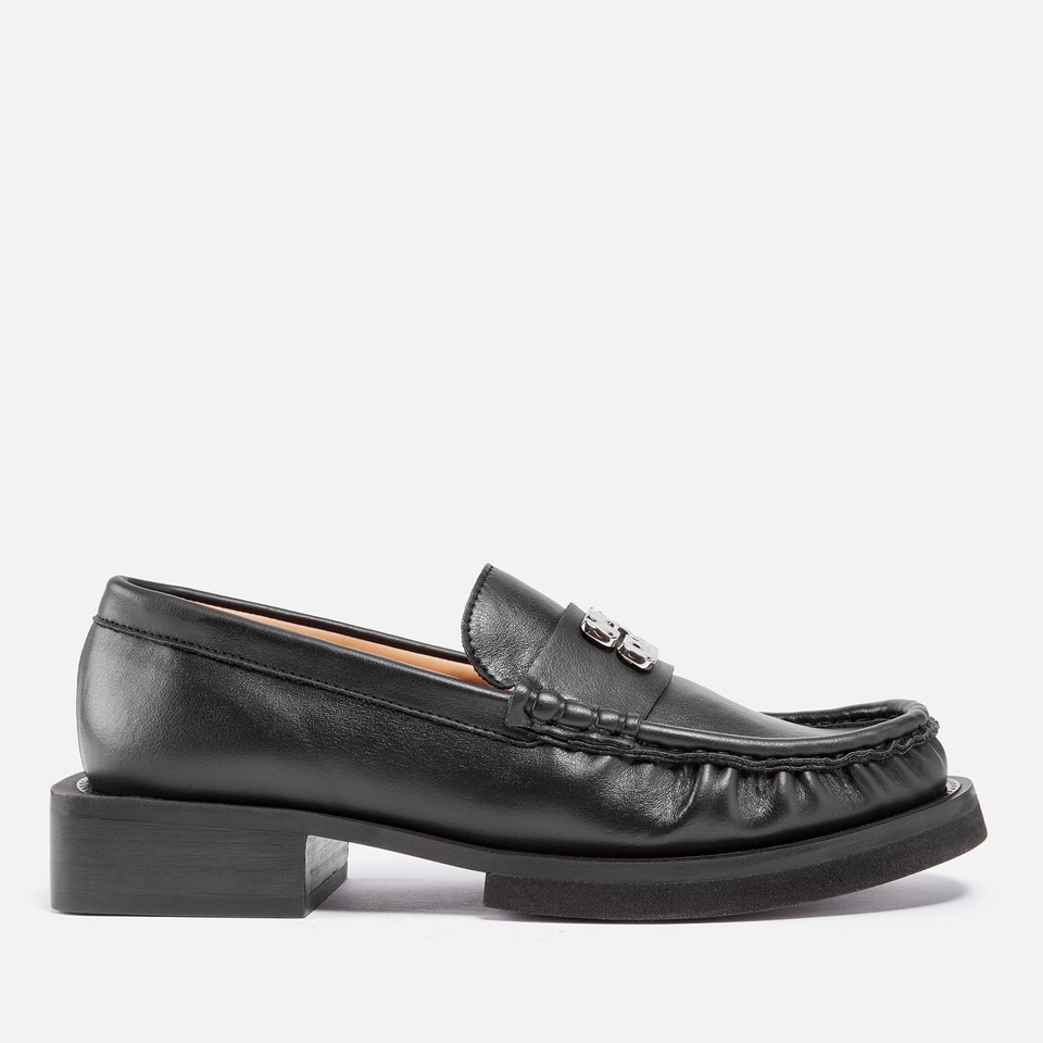 【関税＆送料込み】Ganni Moccasters GANNI Women's Embellished Moc Toe Loafers | Bloomingdale's