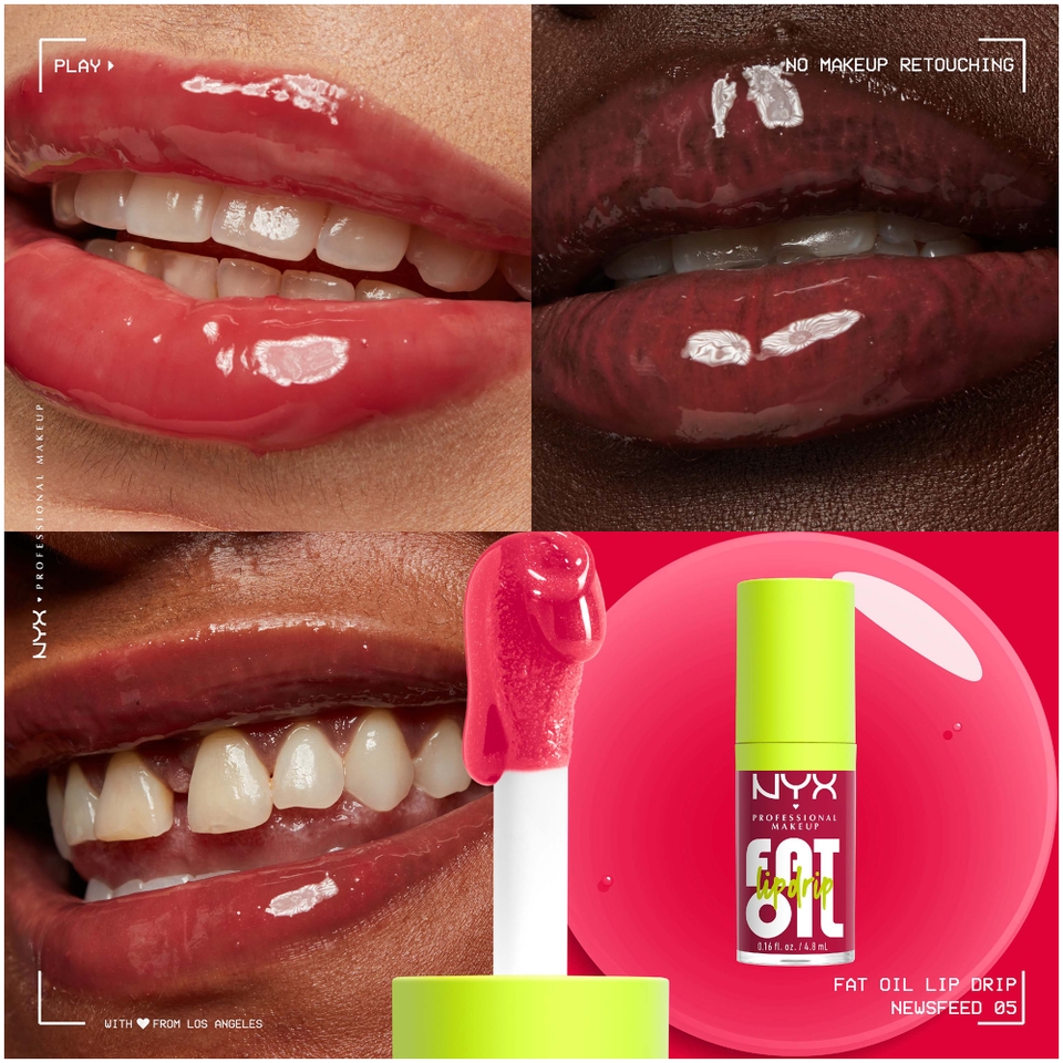 NYX Professional Makeup Fat Oil Lip Drip Lip Gloss - Newsfeed