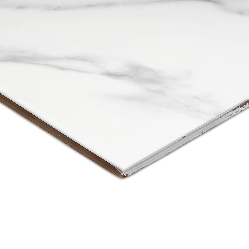 Calacatta Matt Marble Effect Porcelain Wall & Floor Tile 300 x 600mm (Sample Only)