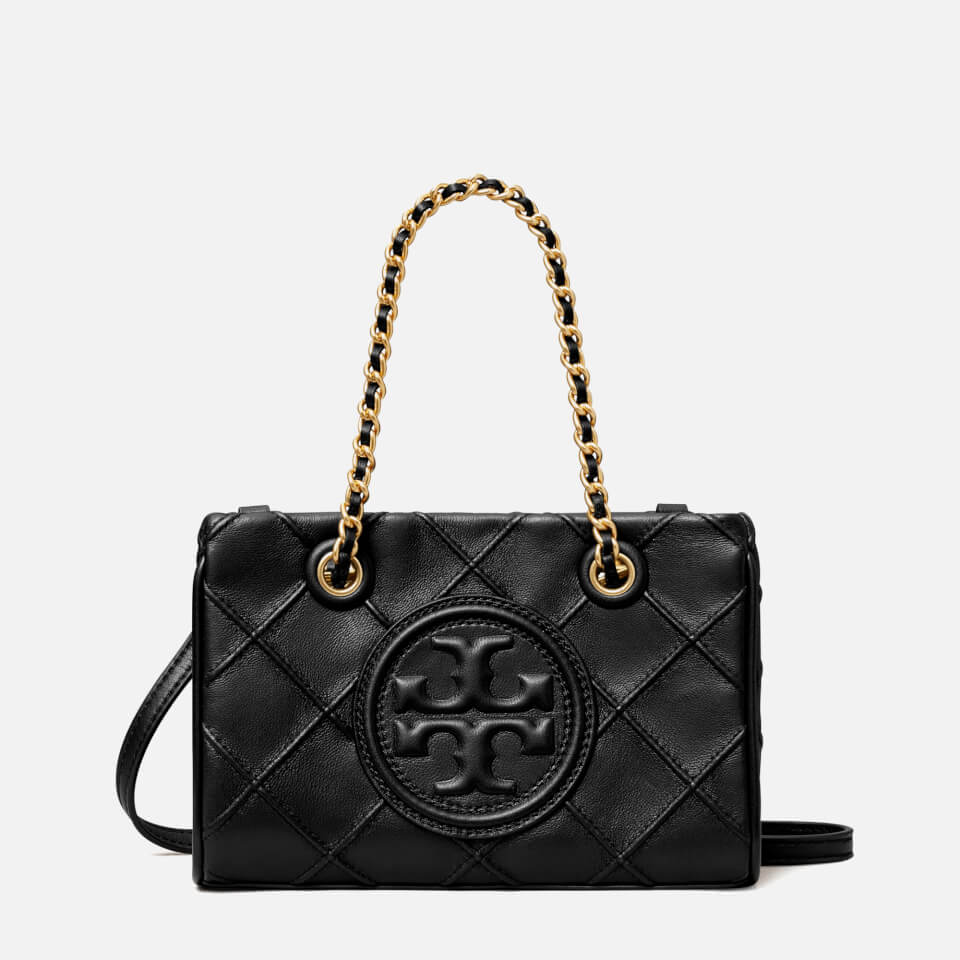 Tory Burch Fleming Quilted Leather Tote Bag