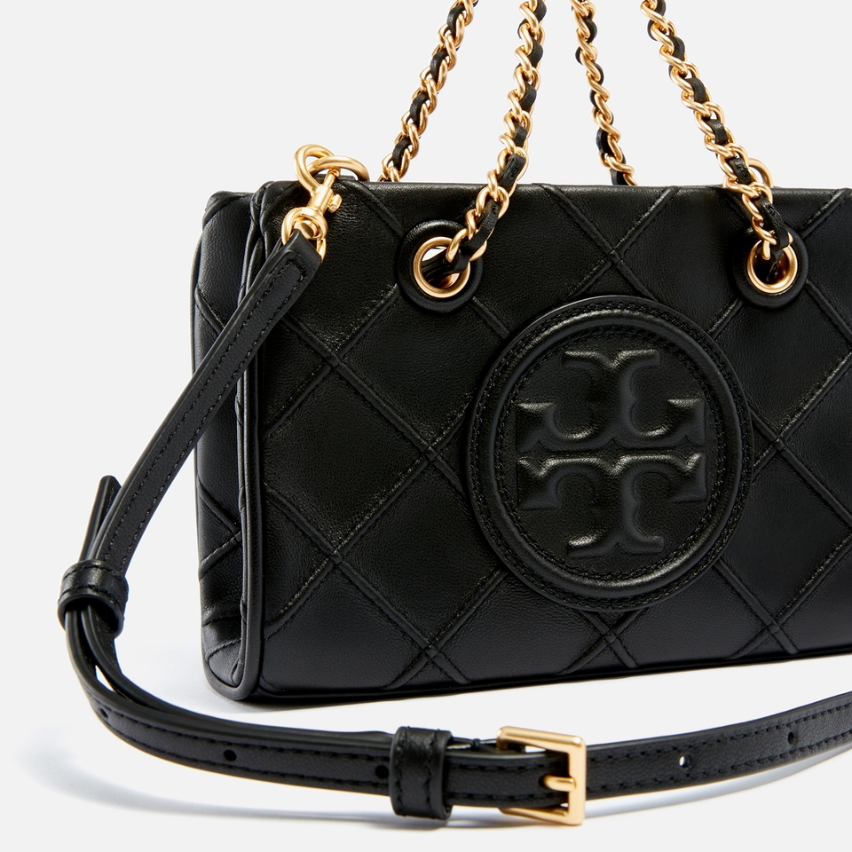 Tory Burch Fleming Quilted Leather Tote Bag