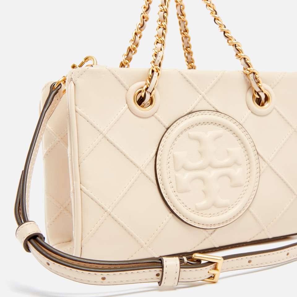 Tory Burch Fleming Quilted Leather Tote Bag