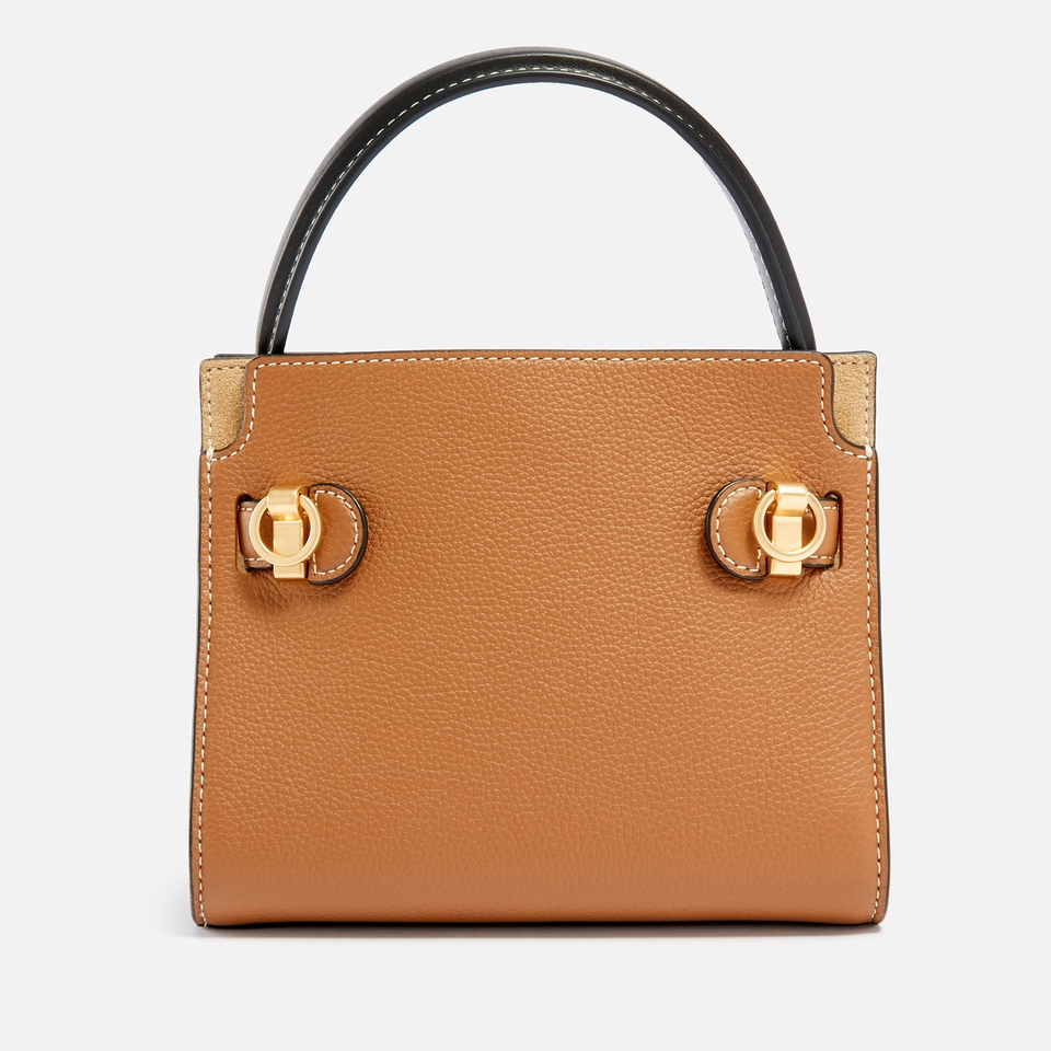 Tory Burch Lee Radziwill Leather and Suede Bag