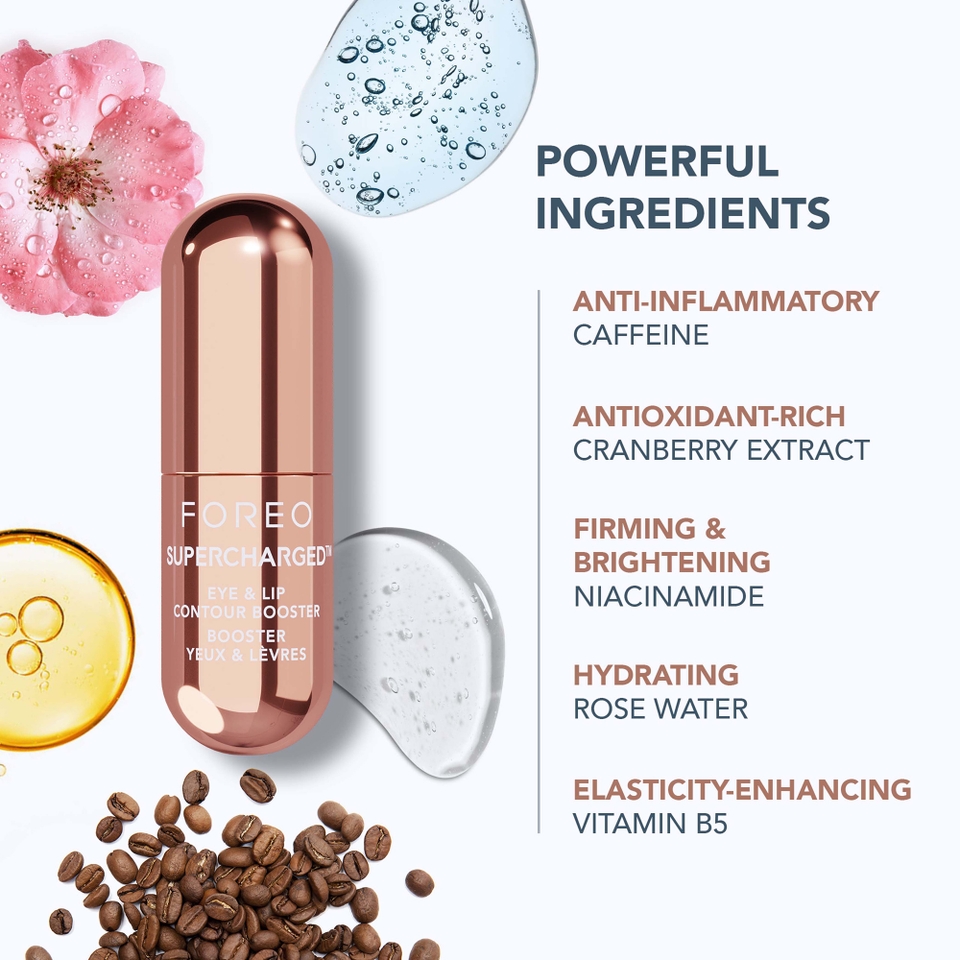 FOREO Supercharged Eye and Lip Contour Booster 3.5ml x 3