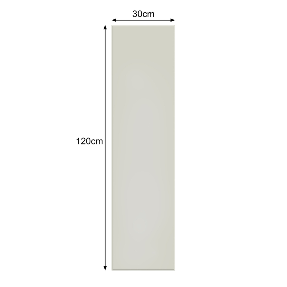 Unframed Wall Mirror - 120x30cm