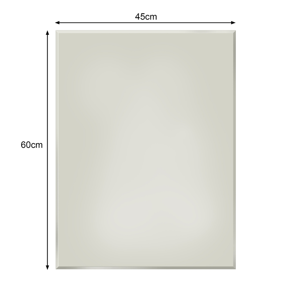 Unframed Wall Mirror - 45x60cm