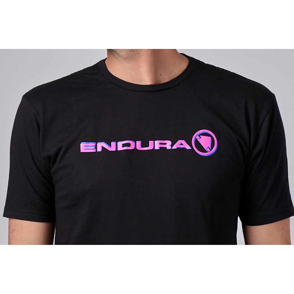 3D LOGO SHIRTAIL TEE - BLACK