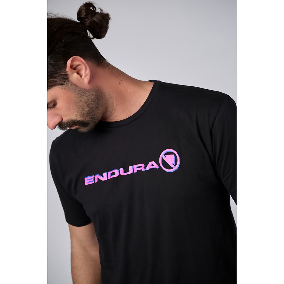 3D LOGO SHIRTAIL TEE - BLACK
