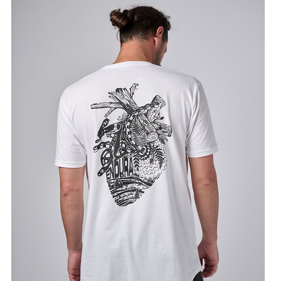ALL HEART SHIRTAIL TEE - WHITE