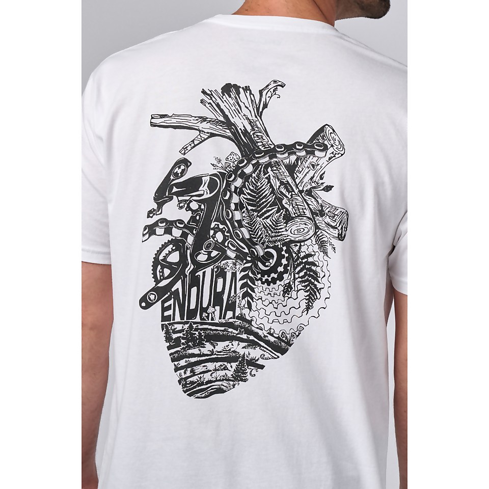 ALL HEART SHIRTAIL TEE - WHITE