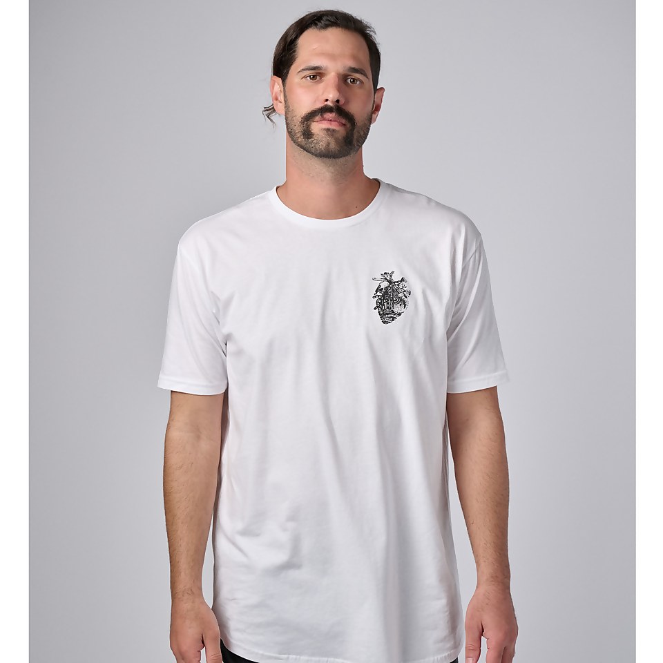 ALL HEART SHIRTAIL TEE - WHITE