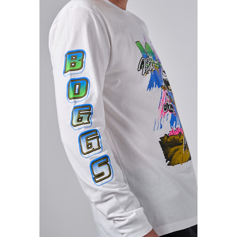 REED BOGGS LONG SLEEVE TEE - WHITE