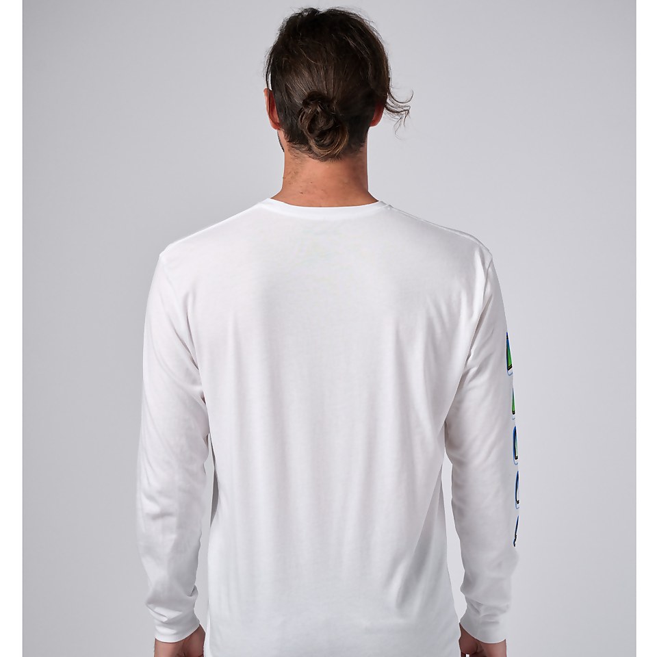 REED BOGGS LONG SLEEVE TEE - WHITE