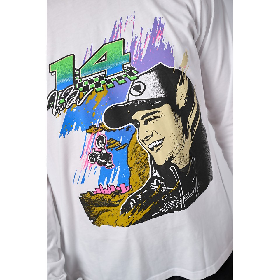 REED BOGGS LONG SLEEVE TEE - WHITE