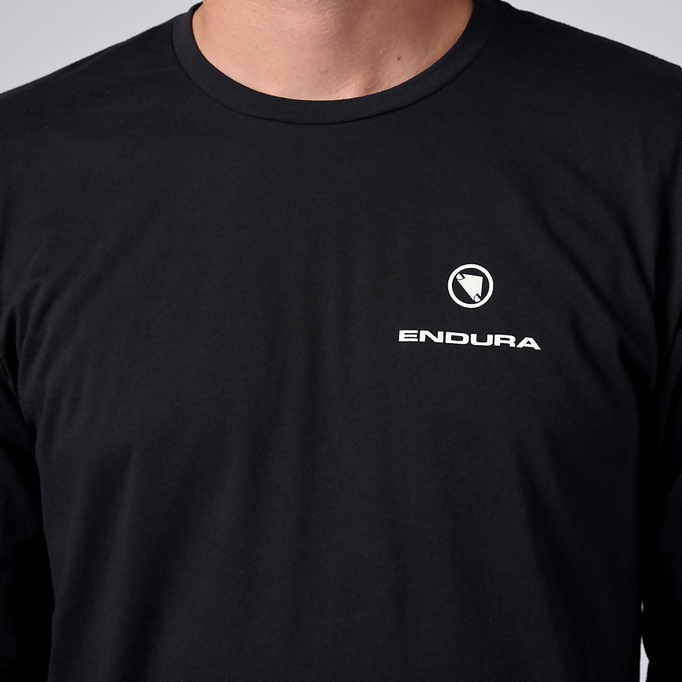 HARD ROCK LONG SLEEVE TEE - BLACK