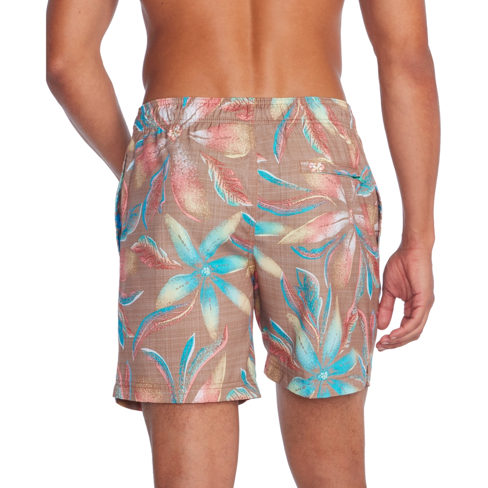 Men's Print Rondo Edge Volley 17" Brown