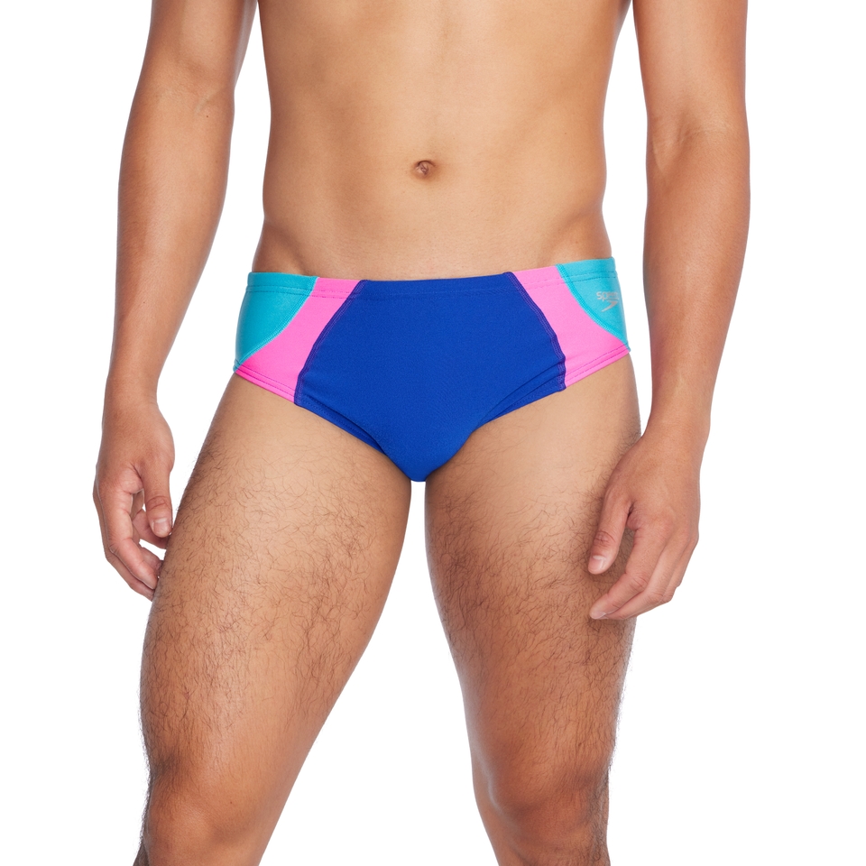 Men's Dual One Brief Blue/Pink