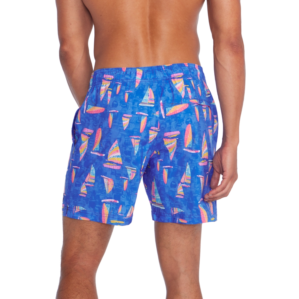 Men's Print Rondo Edge Volley 17" Blue