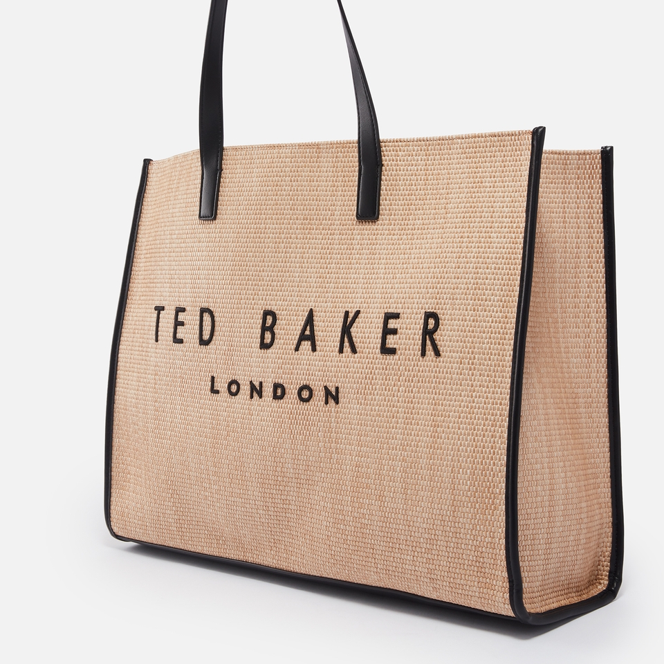 Ted Baker Pallmer Raffia Large Icon Bag
