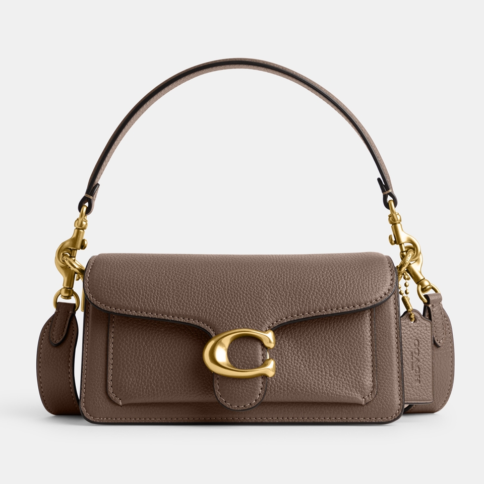 Coach Tabby Pebble Leather Shoulder Bag