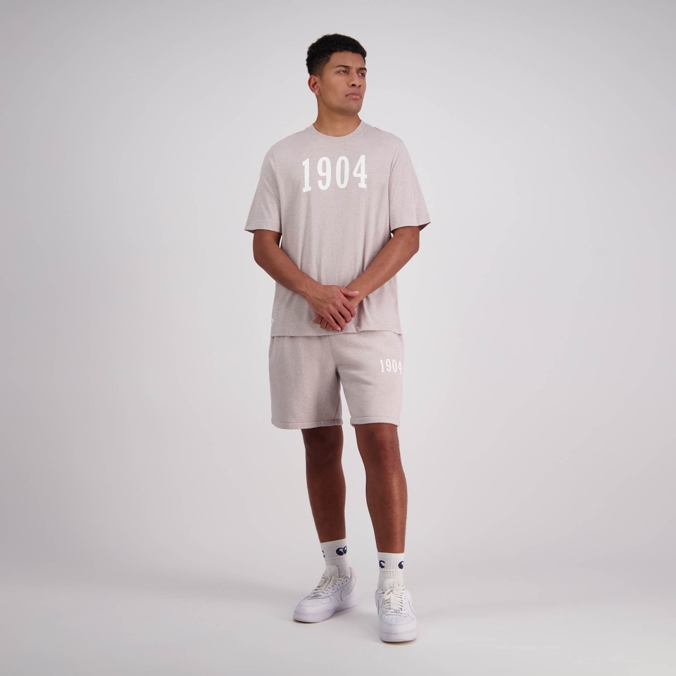 MENS 1904 T-SHIRT LIGHT BEIGE MARLE