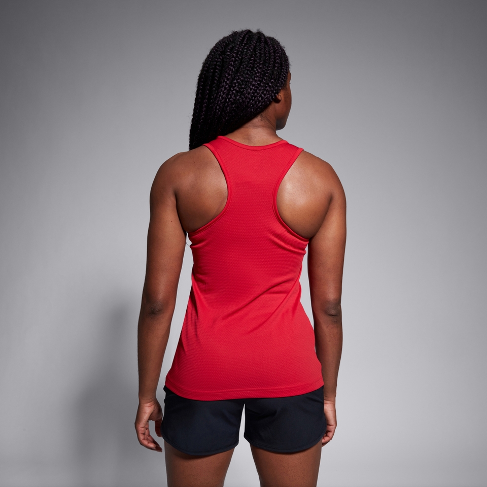 WOMENS CLUB DRY RACERBACK SINGLET RED